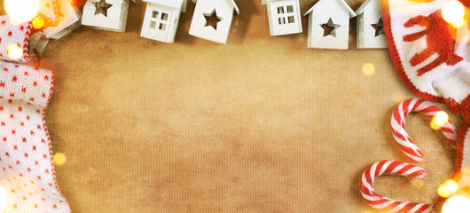 Christmas and New Year s holiday background, Winter season