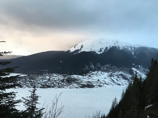 winter mountain landscape