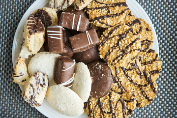 Sweets on the plate