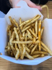 French Fries White Box