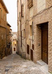 Narrow street in Toledo, Spain