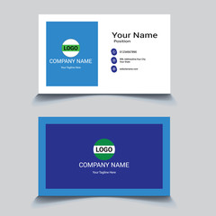 Print-ready Modern presentation card. Vector business card template. Visiting card for business and personal use. Vector illustration design.
