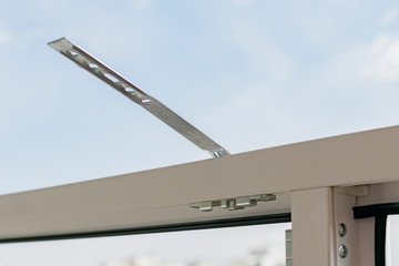 Fototapeta premium Embedded plate for window installation