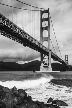 San Francisco Golden Gate Red Bridge