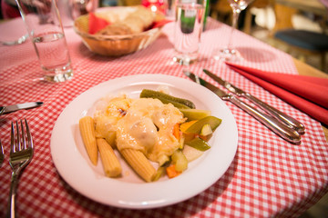 Raclette Plate Swiss Traditional Cheese food valais wallis