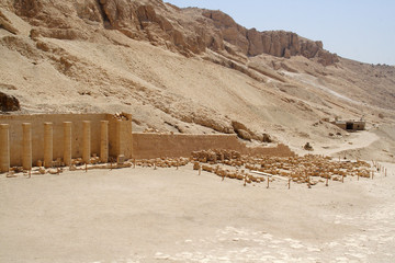 
Landscapes at the Hatshepsut Temple - obrazy, fototapety, plakaty