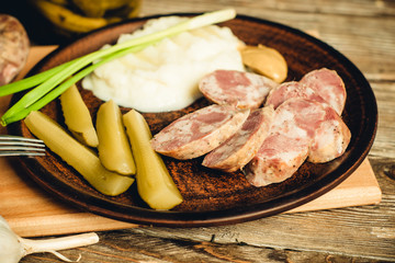 delicious dinner for a real gourmet