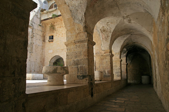 Abbey of the Dormition, monastery on Mount Zion in Jerusalem, Israel