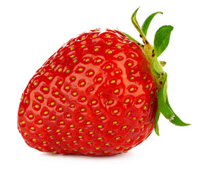 Strawberry isolated on white background.