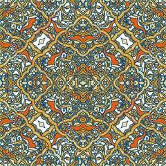 ethnic geometric striped seamless tribal pattern. Folk ornamental textile seamless pattern. psychedelic paisley background. African stylized pattern on traditional elements. Template for fabric.