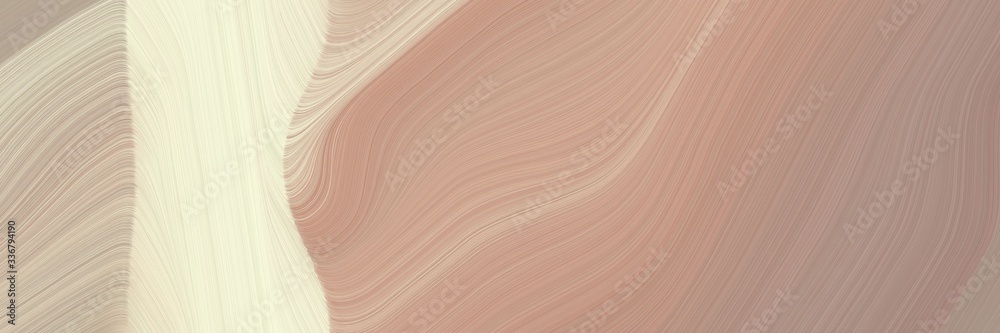 Poster modern moving header with rosy brown, antique white and silver colors. graphic with space for text o