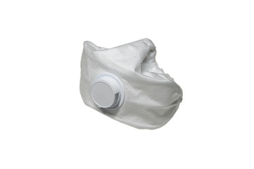 mask respirator protection against coronavirus covid-19 on a white background