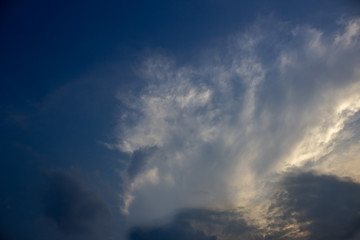 clouds in the sky