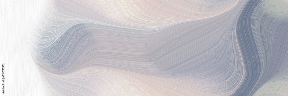 Poster modern artistic horizontal banner with pastel gray, silver and slate gray colors. graphic with space