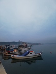 Fototapeta premium boats in the harbor