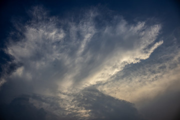 clouds in the sky