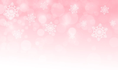 Fototapeta na wymiar Winter christmas background with snowflakes