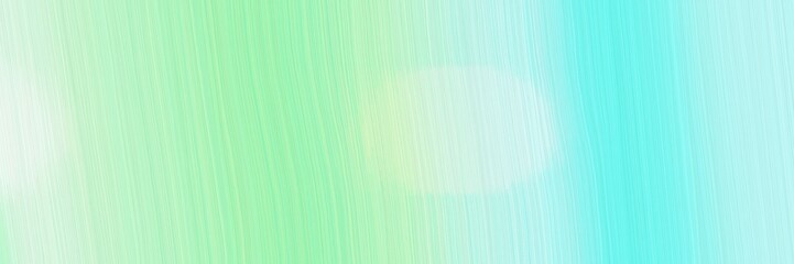 Fototapeta premium modern header with pale turquoise, tea green and aqua marine colors. graphic with space for text or image. can be used as header or banner