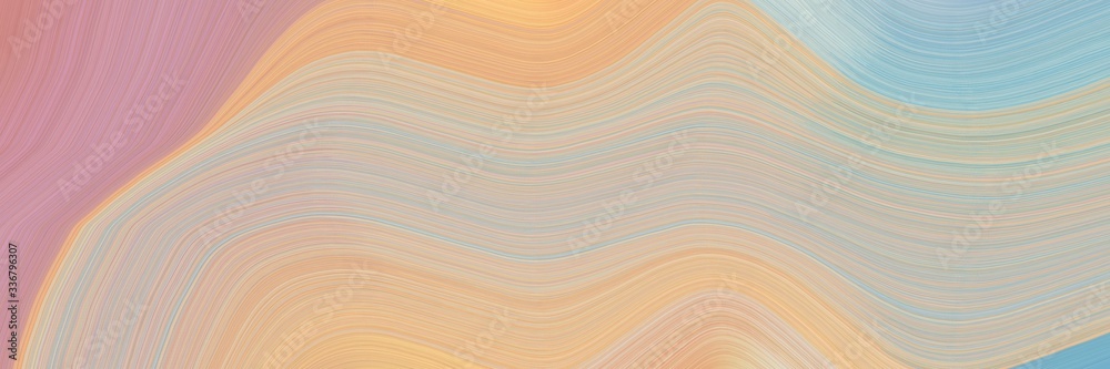 Aufkleber modern dynamic header with tan, light steel blue and medium aqua marine colors. graphic with space f