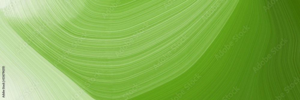 Poster modern colorful designed horizontal banner with moderate green, tea green and dark sea green colors.