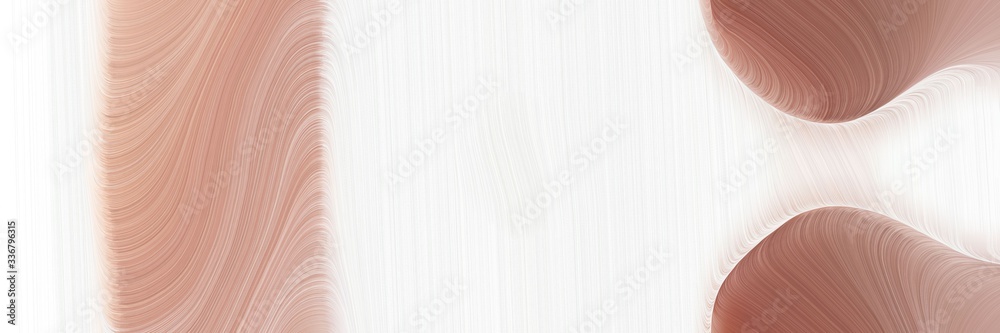 Aufkleber modern surreal header with linen, white smoke and pastel brown colors. graphic with space for text o