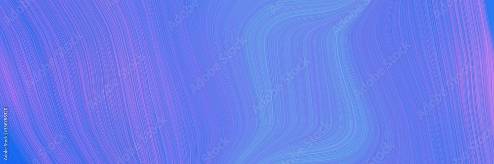 Poster modern dynamic header design with corn flower blue, medium purple and royal blue colors. graphic with space for text or image. can be used as header or banner