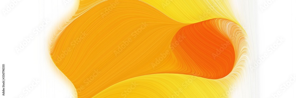 Poster modern moving horizontal banner with vivid orange, orange and beige colors. graphic with space for t