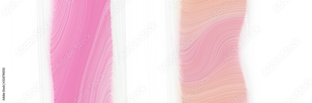 Aufkleber modern banner design with pastel magenta, white smoke and baby pink colors. graphic with space for t