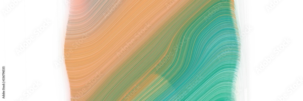 Poster modern colorful header design with tan, medium sea green and dark salmon colors. graphic with space for text or image. can be used as header or banner