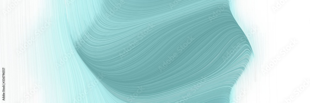 Poster modern moving horizontal banner with medium aqua marine, alice blue and pale turquoise colors. graph