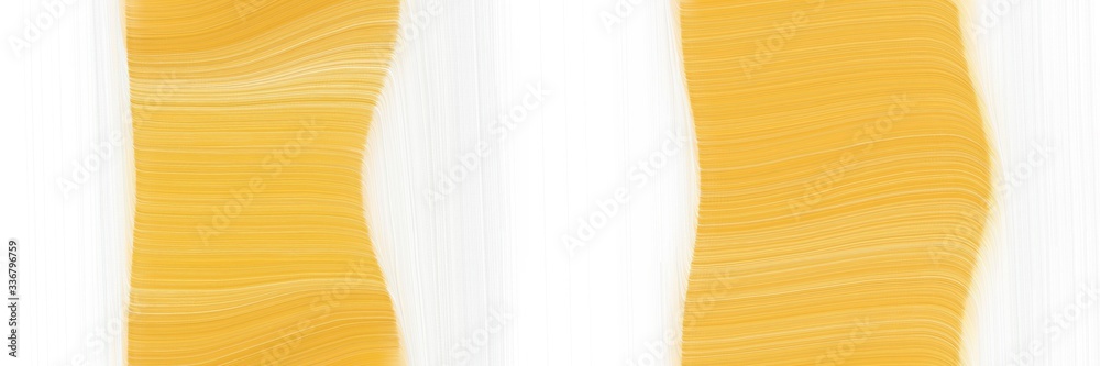 Aufkleber modern colorful banner design with pastel orange, white smoke and khaki colors. graphic with space f