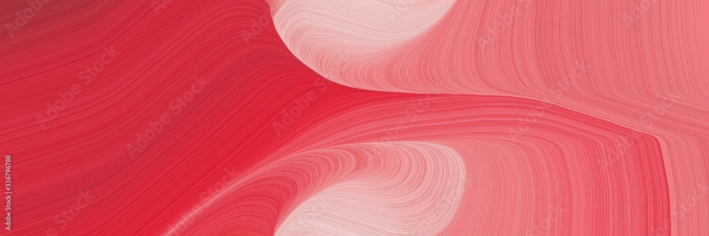 Aufkleber modern artistic banner design with moderate red, crimson and baby pink colors. graphic with space fo