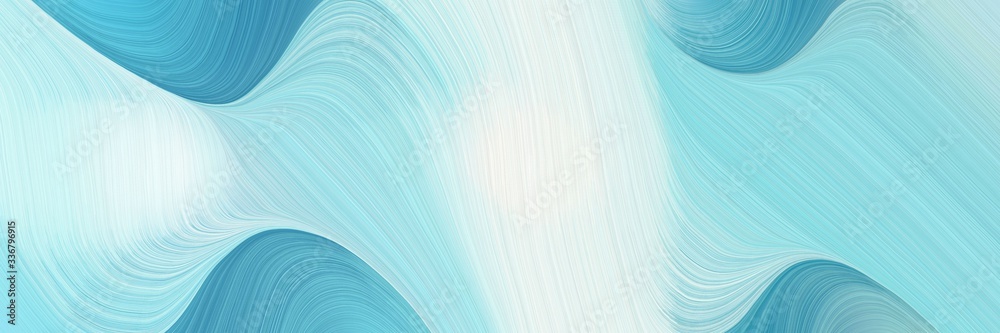 Poster modern moving designed horizontal header with powder blue, light blue and honeydew colors. graphic with space for text or image. can be used as header or banner