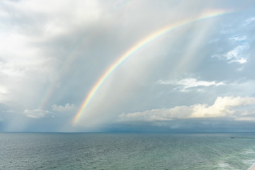 Rainbow over Gulf of Mexico