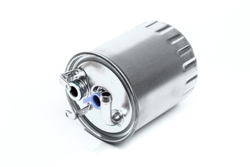 Oil , air , fuel filter for car on white background or isolated - Image