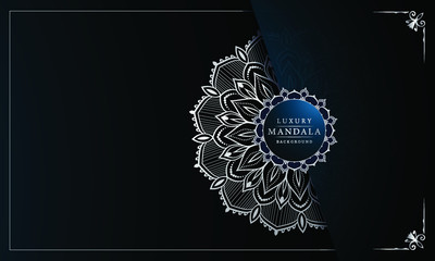 Luxury mandala background with golden arabesque pattern, 
Ornamental Background . Wedding card, Cover.