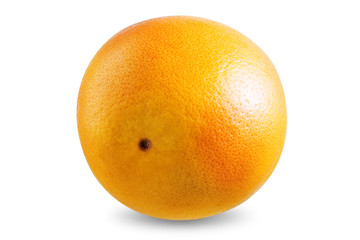 Red grapefruit on a white isolated background