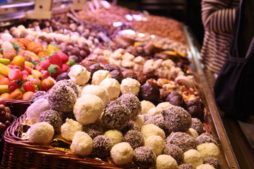 Süßigkeiten in großer Vielfalt