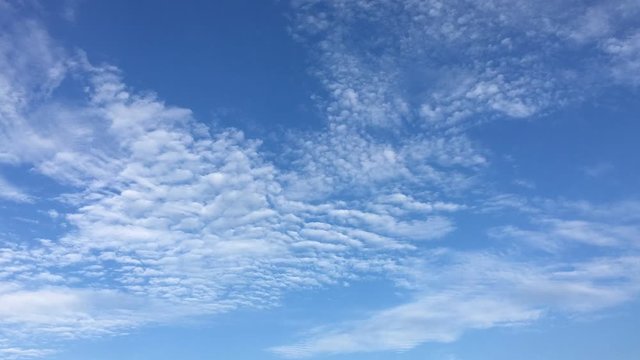 Beautiful blue sky with clouds background