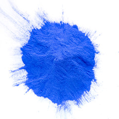 Blue heap paint for India color festival