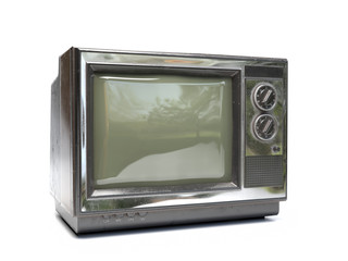 Old analogue TV set