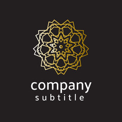 ornament gold logo
