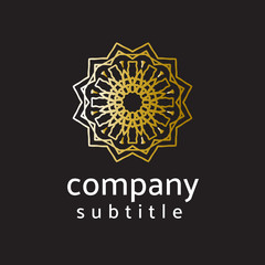 ornament gold logo