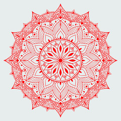 uxury mandala background with arabesque pattern arabic islamic east style for Wedding card, book cover.
