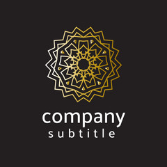 ornament gold logo