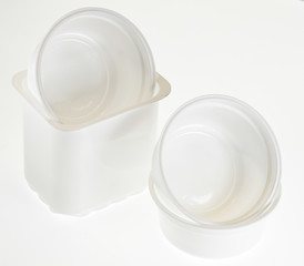 Reuse of empty plastic product packages