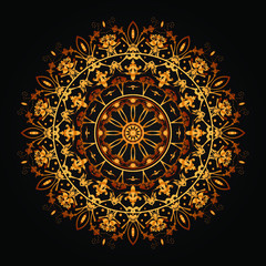 Luxury mandala background with arabesque pattern arabic islamic east style for Wedding card, book cover.
