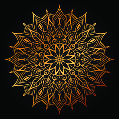 Luxury mandala background with arabesque pattern arabic islamic east style for Wedding card, book cover.
