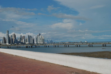 Fototapeta na wymiar View of the Modern Panama City