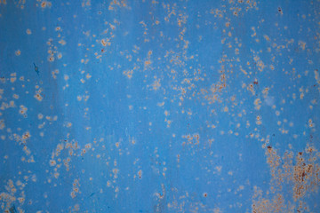 Rusty poorly painted surface.